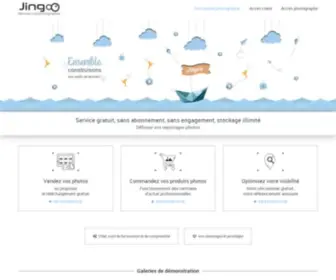 Jingoo.com(Solutions internet dediées aux photographes professionnels avec ou sans minilab) Screenshot