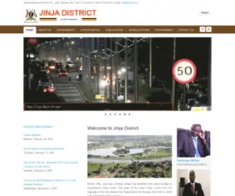 Jinja.go.ug(Jinja District Local Government) Screenshot