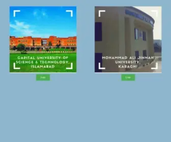 Jinnah.edu.pk(Mohammad Ali Jinnah University) Screenshot