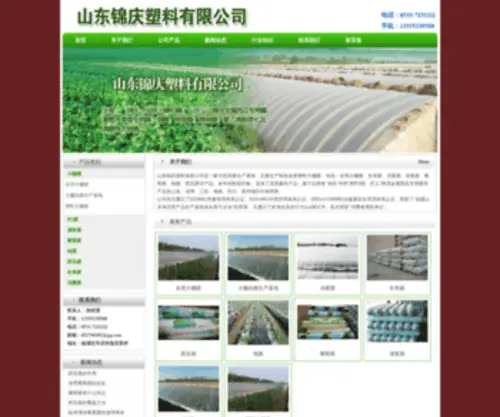 Jinqingsuliao.com(山东锦庆塑料有限公司) Screenshot