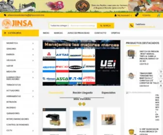 Jinsa.com.mx(JEC Instrumentaci) Screenshot