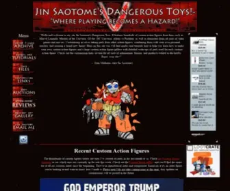 Jinsaotomesdangeroustoys.com(Jin Saotome's Dangerous Toys) Screenshot