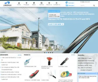 Jinshuicable.com(Jinshui Wire & Cable Group) Screenshot