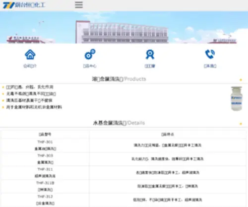 JinshuqingXiji.com(超声波清洗剂) Screenshot