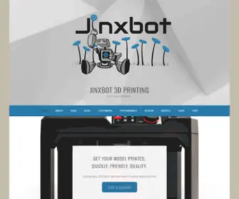 Jinxbot.com(Jinxbot 3D Printing) Screenshot