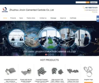 Jinxincarbide.com(Zhuzhou Jinxin Cemented Carbide Co) Screenshot