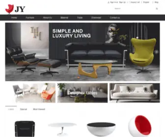 Jinyuefurniture.com(Commercial furniture) Screenshot