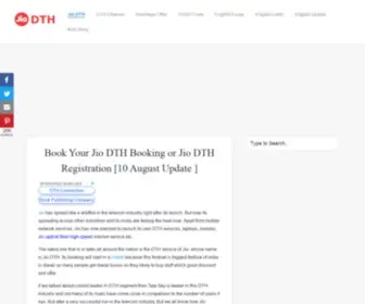Jiodthbookingi.com(Jio DTH News) Screenshot