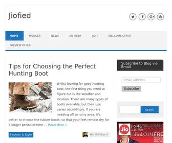 Jiofied.com(JIO Welcome offer) Screenshot