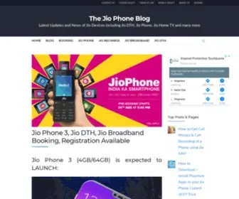 Jiophone.website(Jio Phone) Screenshot