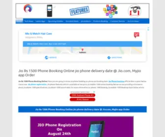 Jiophoneregistration.com(Jio Phone Registration) Screenshot