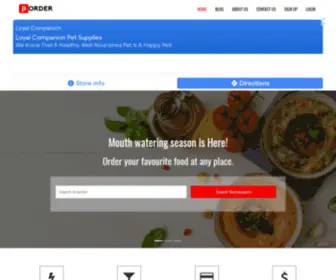 Jiorder.com(Order your favourite food anytime) Screenshot