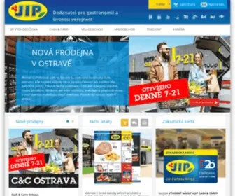 Jip-Potraviny.cz(JIP východočeská a.s) Screenshot