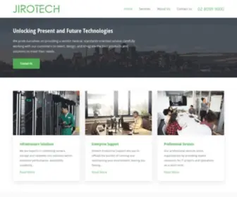 Jirotech.com(Technology Services) Screenshot