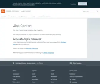 Jisc-Content.ac.uk(Jisc Content) Screenshot