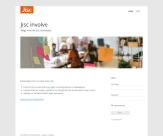 Jiscinvolve.org(Blogs from the Jisc community) Screenshot