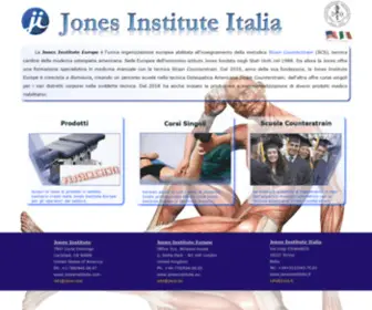 Jiscs.it(Il mondo della Jones Institute Counterstrain) Screenshot