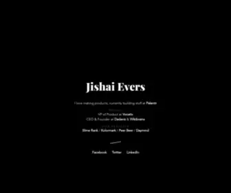 Jishaievers.com(Jishai Evers) Screenshot