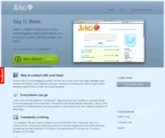 Jisko.net(An open source microblogging platform) Screenshot