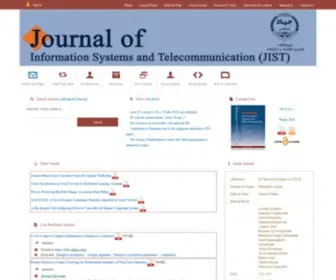 Jist.ir(Journal of Information Systems and Telecommunication (JIST)) Screenshot