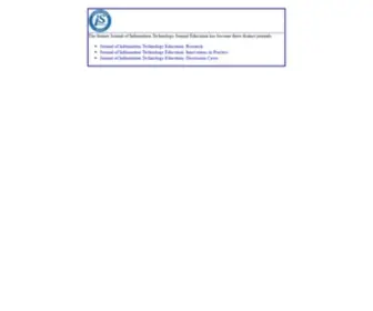 Jite.org(Journal of Information Technology Education is now three distinct journals) Screenshot