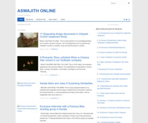 Jithumpa.com(ASWAJITH ONLINE) Screenshot