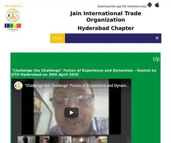 Jitohyderabad.org(JITO Hyderabad Chapter) Screenshot