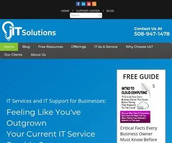 Jitsolutionsit.com(IT Services & IT Support Taunton) Screenshot