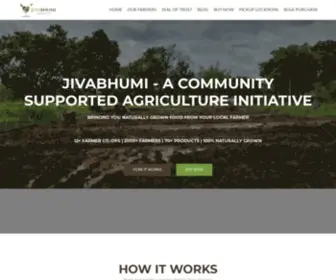 Jivabhumi.com(Organic Products) Screenshot