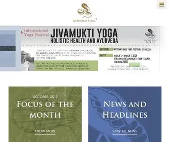 Jivamuktiyoga.com(Jivamukti Yoga Center New York) Screenshot