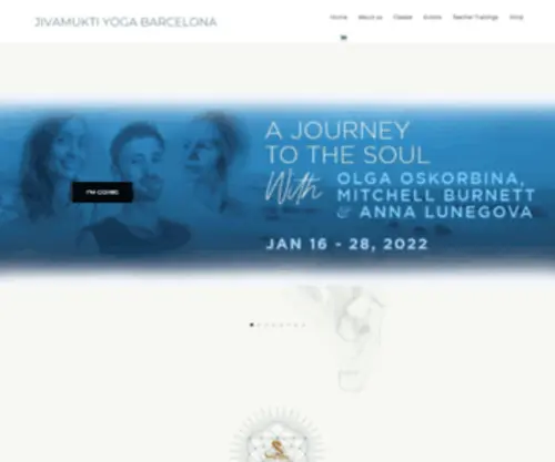 Jivamuktiyogabarcelona.com(Jivamukti Yoga Barcelona) Screenshot
