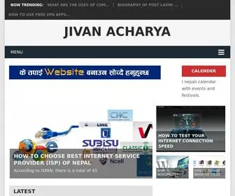 Jivanacharya.com.np(Jivan Acharya) Screenshot