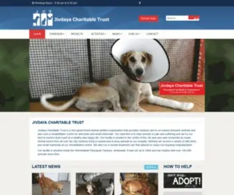 Jivdayatrust.org(Just another WordPress site) Screenshot