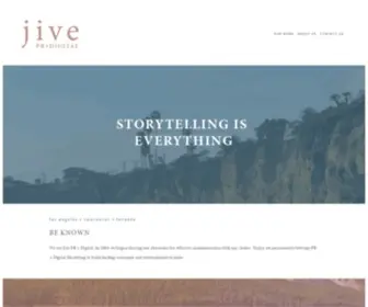 Jiveprdigital.com(PR, Social, TikTok, UGC Marketing Agency) Screenshot