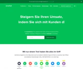 Jivochat.de(Live Chat Software für Webseiten) Screenshot