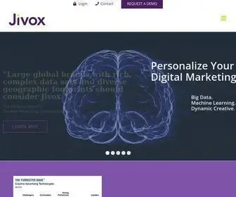 Jivox.com(Omnichannel, AI and Dynamic Creative) Screenshot