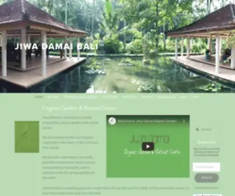 Jiwadamai.net(Jiwa Damai Bali Retreat and Permaculture) Screenshot