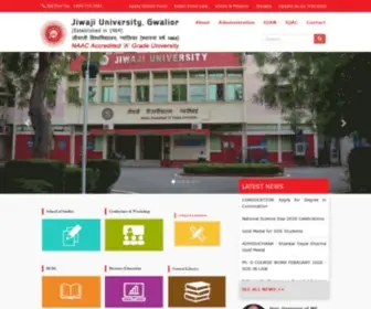 Jiwaji.edu(Jiwaji University) Screenshot