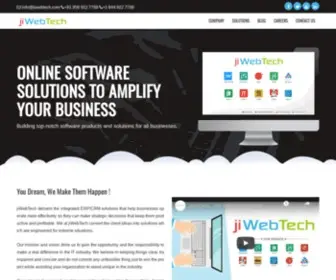 Jiwebtech.com(Best Online Software Solutions Company) Screenshot