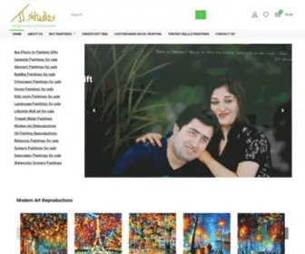 JJ-Studios.in(Buy paintings online India) Screenshot