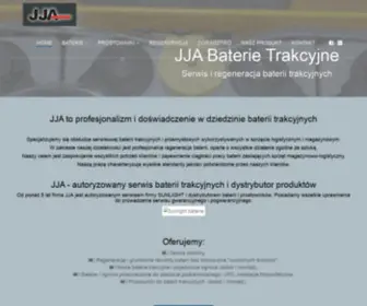 JJA-Akumulatory.pl(JJA Baterie trakcyjne serwis i regeneracja) Screenshot