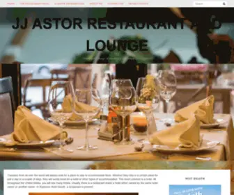 JJastorrestaurant.com(Inspiring his design of interesting and unique menu options) Screenshot