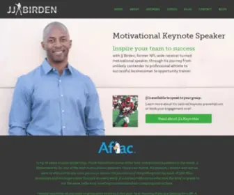 JJbirden.com(Former NFL Pro Turned Motivational Keynote Speaker) Screenshot