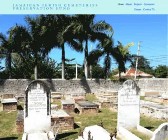 JJCPF.org(Jamaican Jewish Cemeteries Preservation Fund) Screenshot