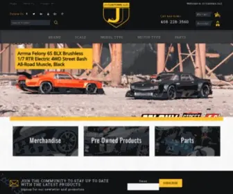 JJcustomsllc.com(Hobby Shop) Screenshot