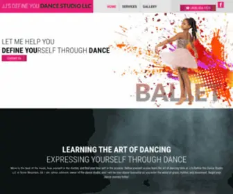 JJdefineyou.com(Dance Studio Stone Mountain) Screenshot