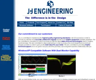 JJengineering.com(J&J Engineering Biofeedback Equipment) Screenshot