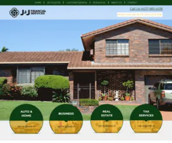 JJfinancialsvc.com(J & J Insurance) Screenshot