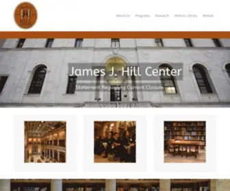 JJhill.org(The James J. Hill Center) Screenshot