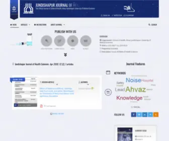 JJHsci.com(Jundishapur Journal of Health Sciences) Screenshot